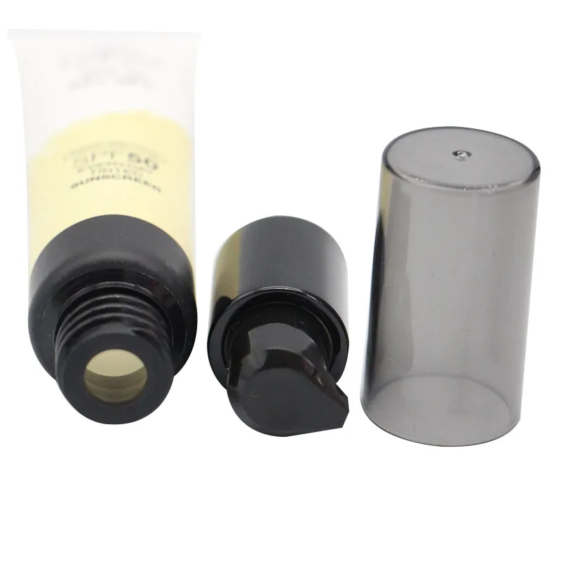 
30G airless pump tube for BB cream plastic soft PE tube for foundation 