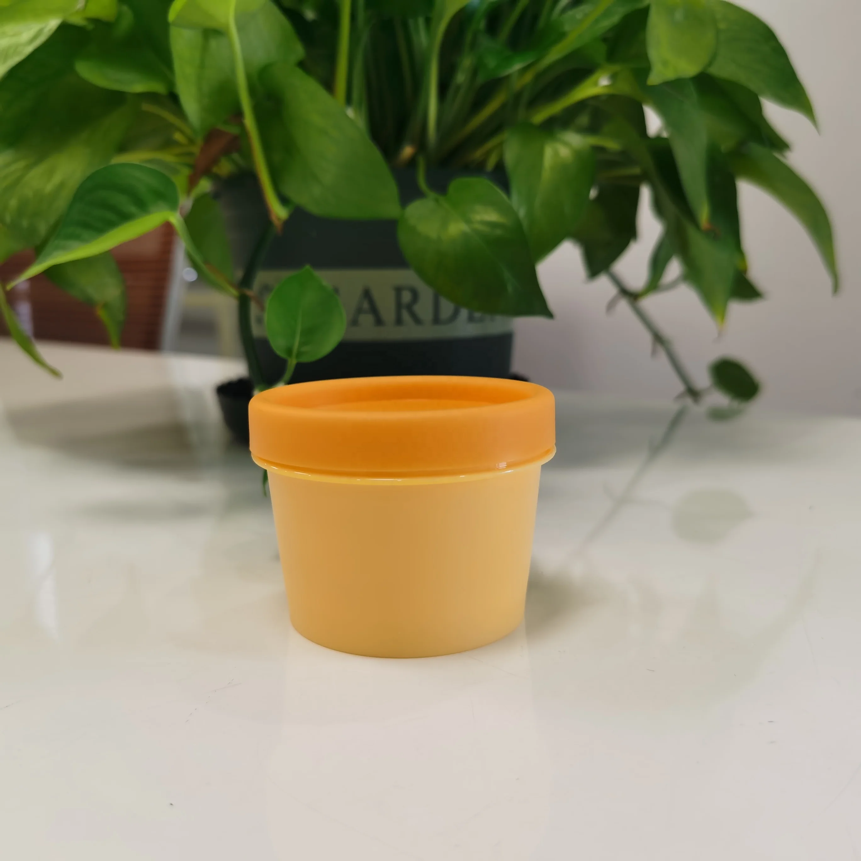 100g plastic PP cosmetic jar,50ml pp cosmetic amber jar,pp milk cream jar with screw cap empty vial