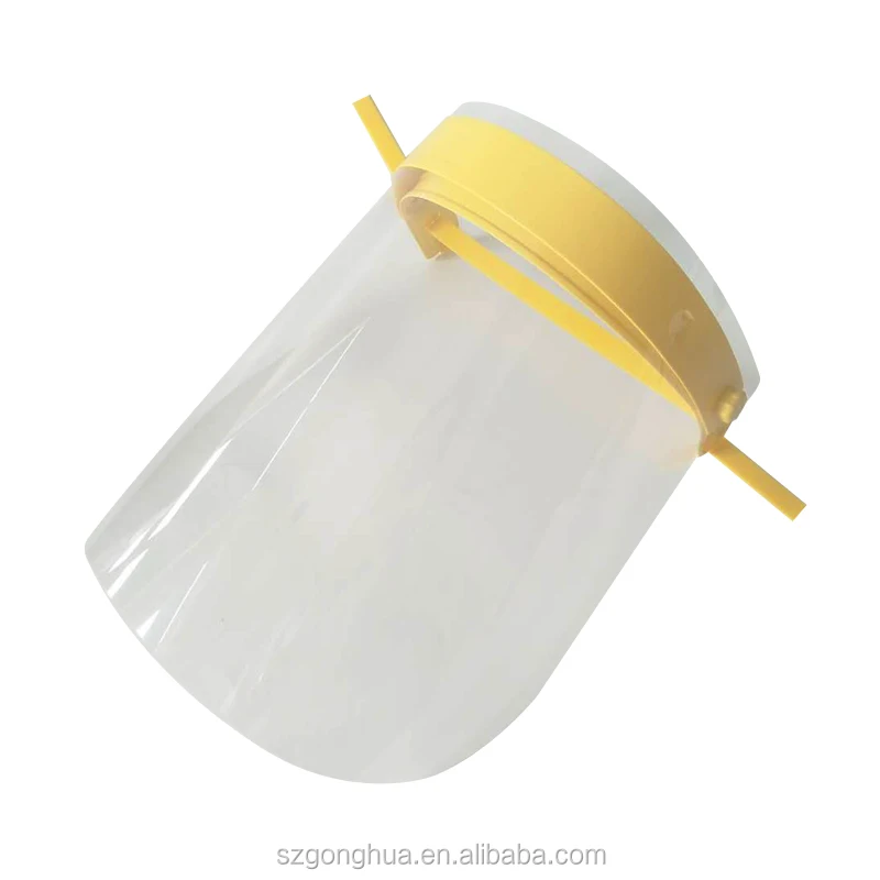 Ready To Ship Clear Anti-fog PET  disposable splash face shield  wholesale For Kids Protection