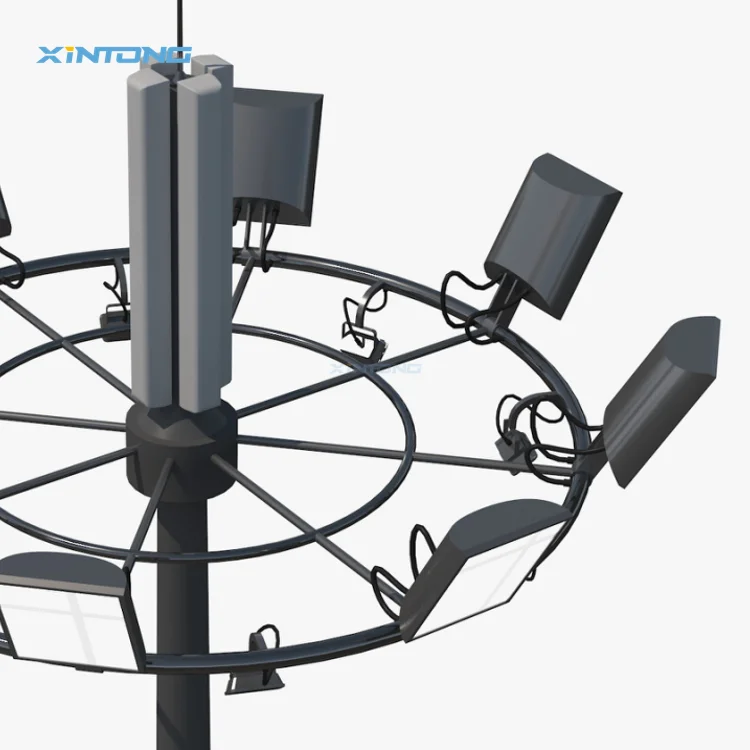 XINTONG высокий Мачтовый осветительный столб 16 м высокий Мачтовый осветительный столб 25 метров высокий Мачтовый осветительный столб