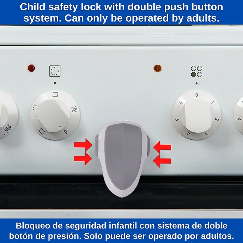 Hot Selling Baby Product Series ABS Plastic Oven and Door Lock for Kids Security and Child Proof Straps for Kitchen Use