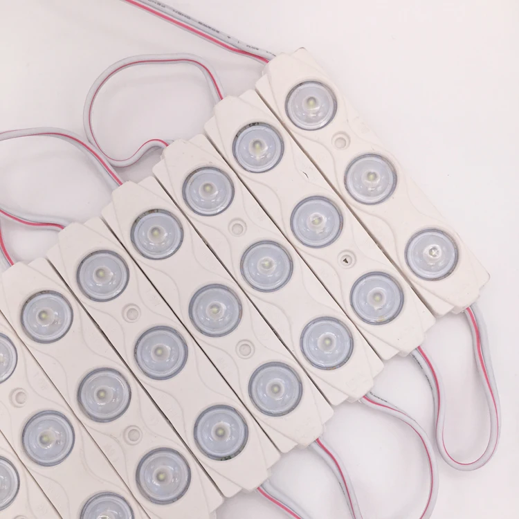 8218 3 LED DC 12V Modulo with Lens for Letter Sign Board Channel Lighting 1.5W 2835 LED Module