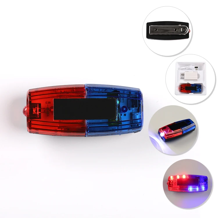 
Cheap waterproof various LED rechargeable traffic signal safety indicator shoulder light clip 