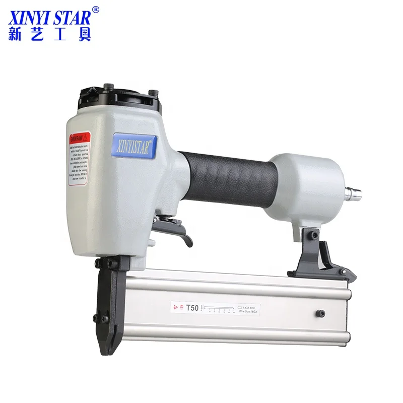 XINYI T50 pneumatic nailer nail gun machine framing air brad nailer decoration