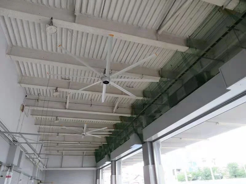 Shanghai Aipu 14FT HVLS Best Price Big DC Ceiling Fan