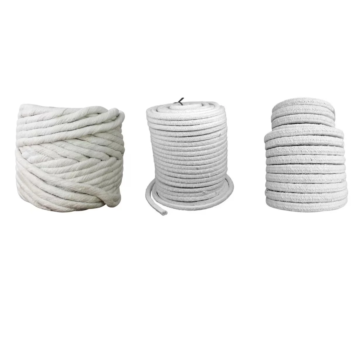 Refractory ceramic fiber sealing packing strip high temperature resistant fiber square rope