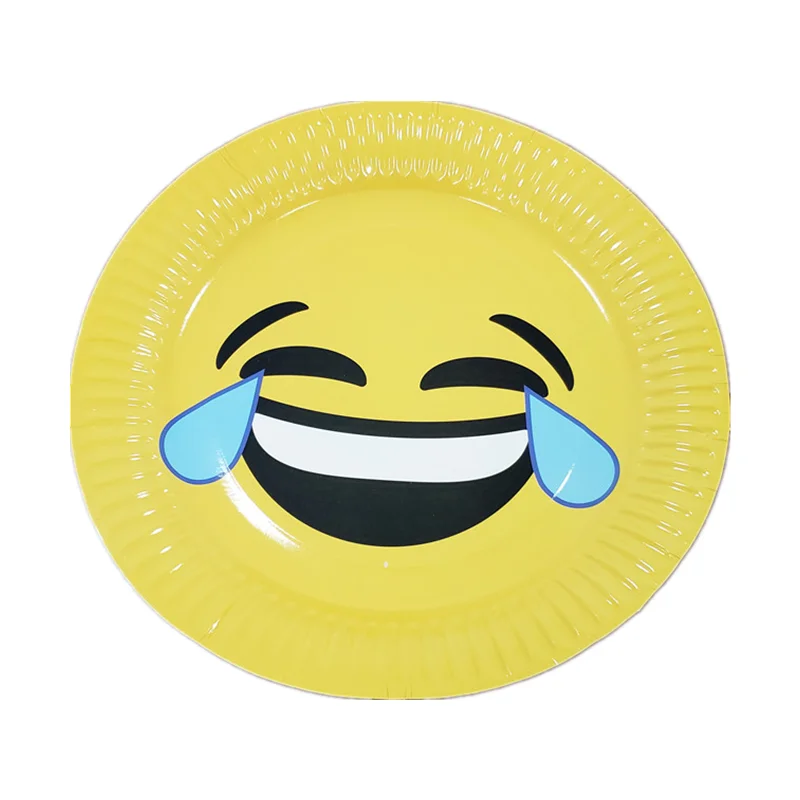 
New Product Hot Sale Small Moq Best Price Custom Smiley Party Paper Plates 