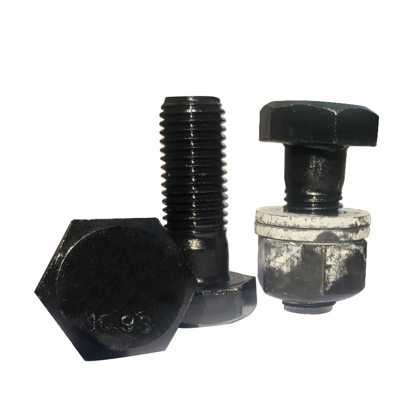 Черный тяжелый шестигранный болт ASTM A325 стальной конструкционный болт ASTM A325 болты