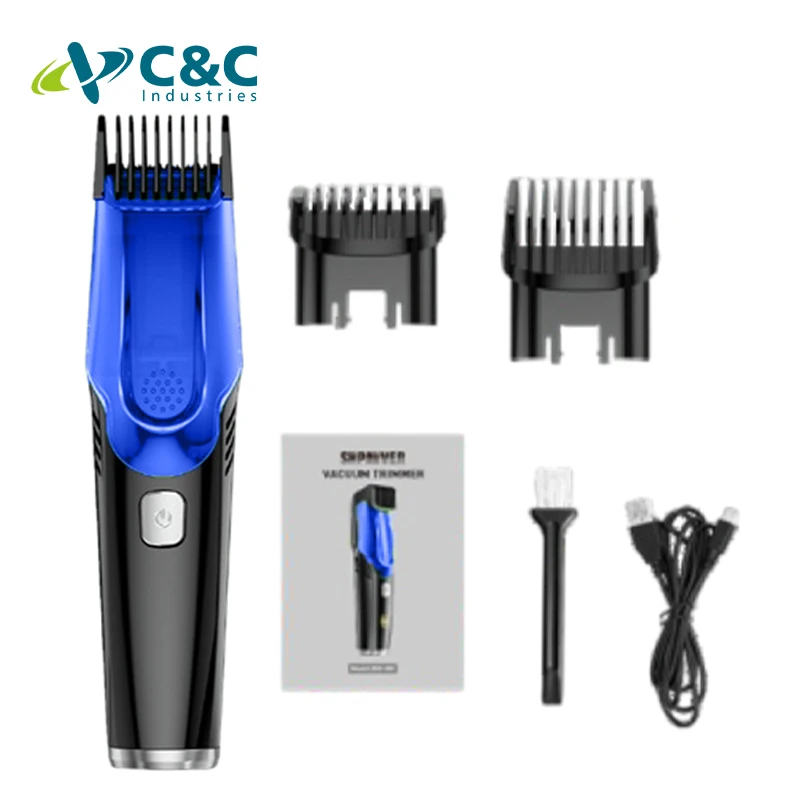 Hair Cut Machine Vacuum Electric Hair Clipper Rechargeable Professional Cordless Men Hair Trimmer Clipper