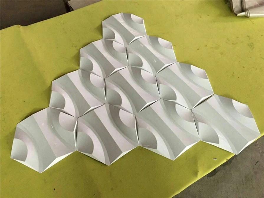 Green Material Decorative Best Price Low Moq PVC 3D Wall Panel