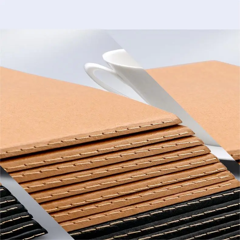 Wholesale Bulk Kraft Paper Notebook High Quality Custom Student Stationery Kraft Notebooks For Kids