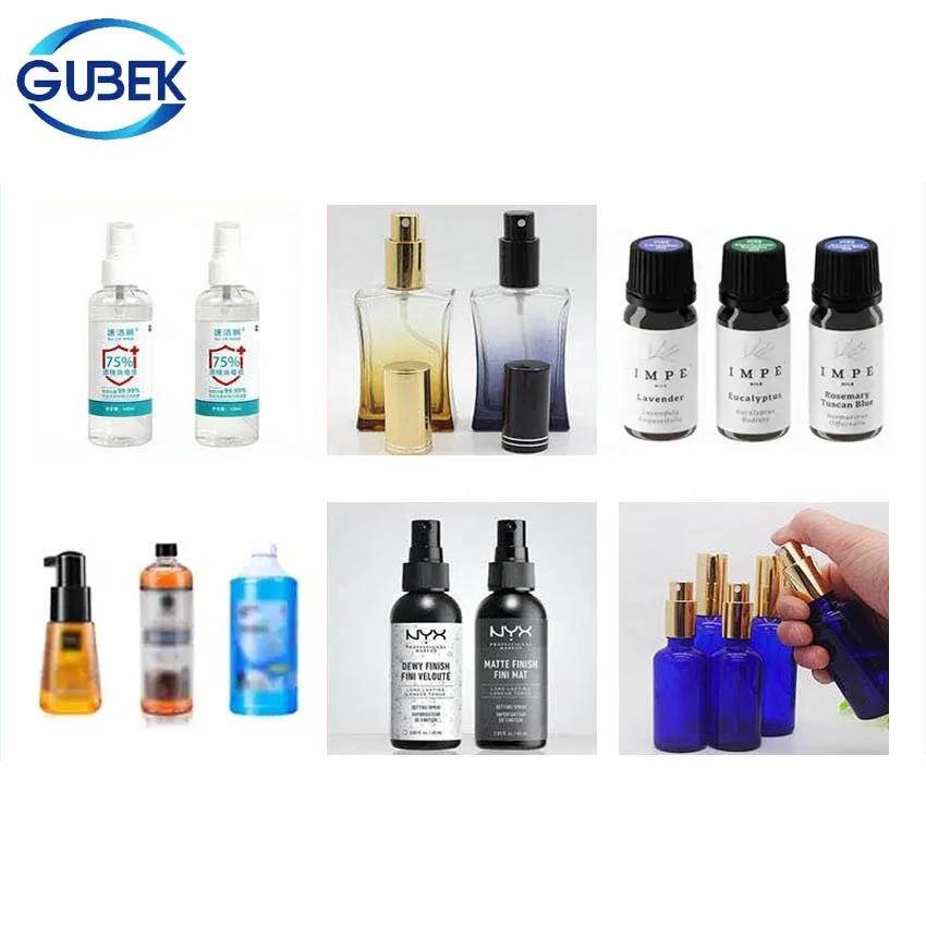 Desktop Glass Bottle Filling Capping Machine Liquid bottling line