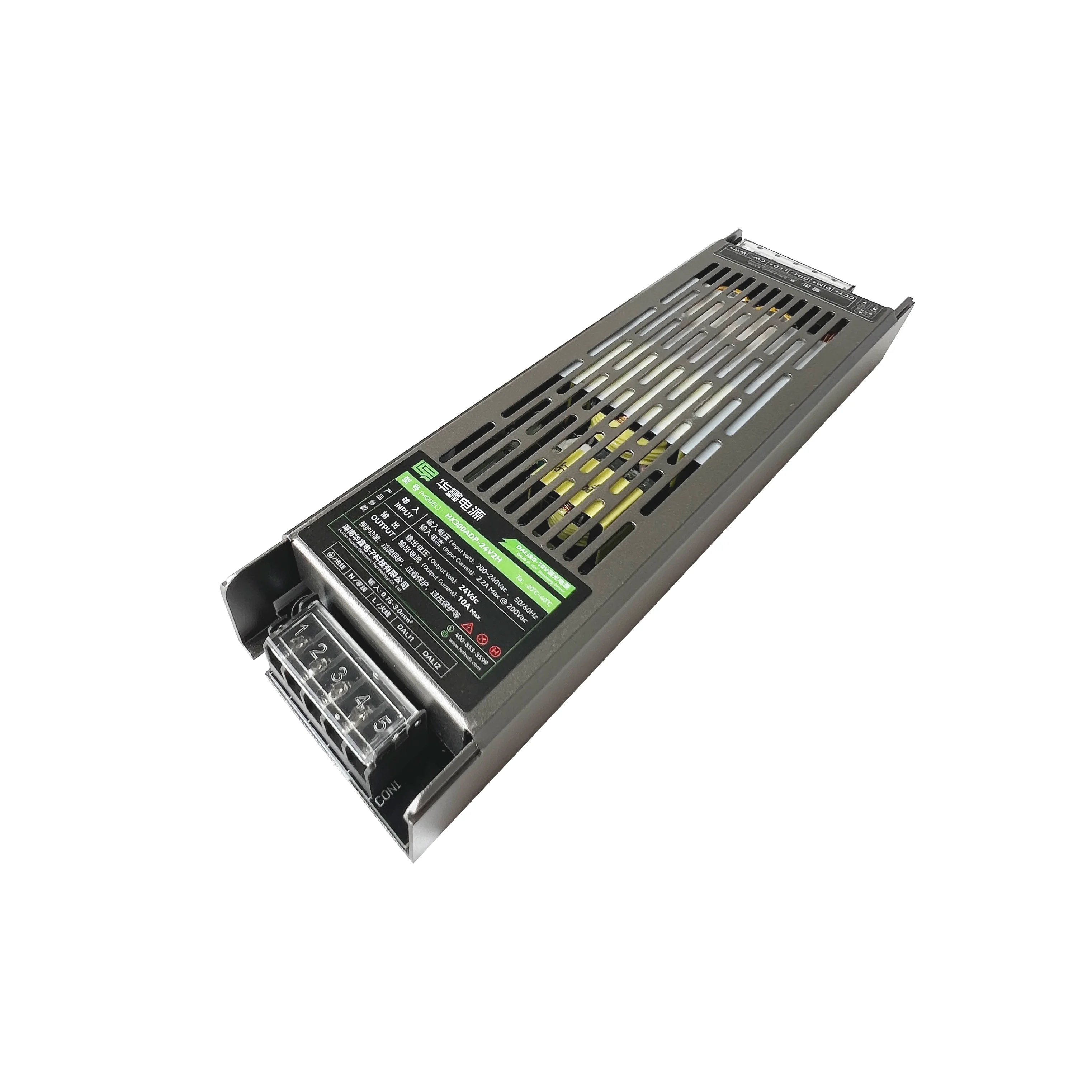 HX-300ADP-24V2H 0-10V 24V 10A AC TO DC for led lighting power supply dimmable 300W Dali dimmable led driver