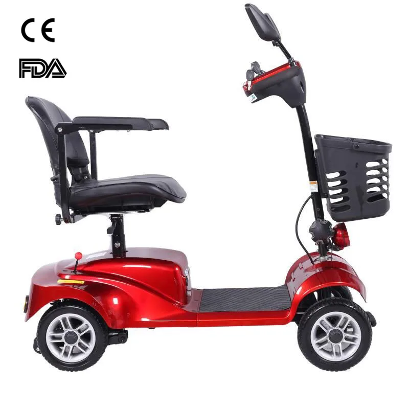 Baichen Electric Mobility Scooters for Seniors 48V 500W Adjust Single Seat Disable 4 Wheel 3 Wheel Four-wheel Scooter Ce 2021