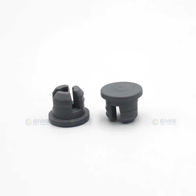 Regular Size 20mm Three Legs Vial Grey Chlorobutyl Rubber Stopper for Freeze Drying Rubber Stopper In the Stock