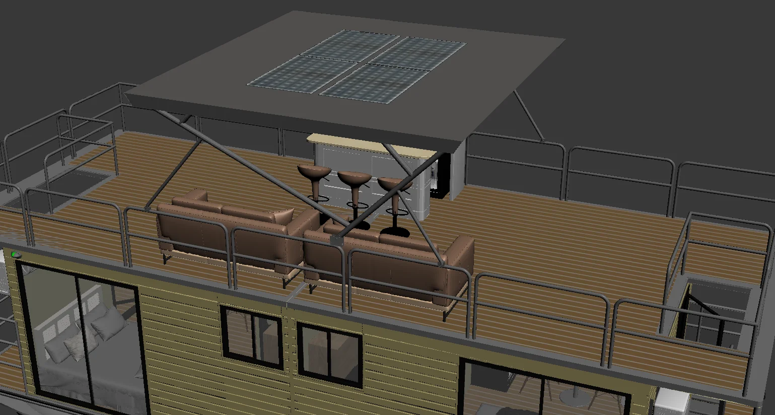 Hot sale 25ft 7.6m aluminum pontoon boat for fresh water family offshore party