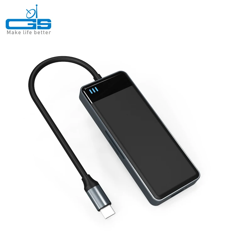 Оптом с фабрики под заказ док-станция Usb Type-C 4K HD TF/SD/2 0 кард-ридер адаптер C концентратор для ноутбука планшетный
