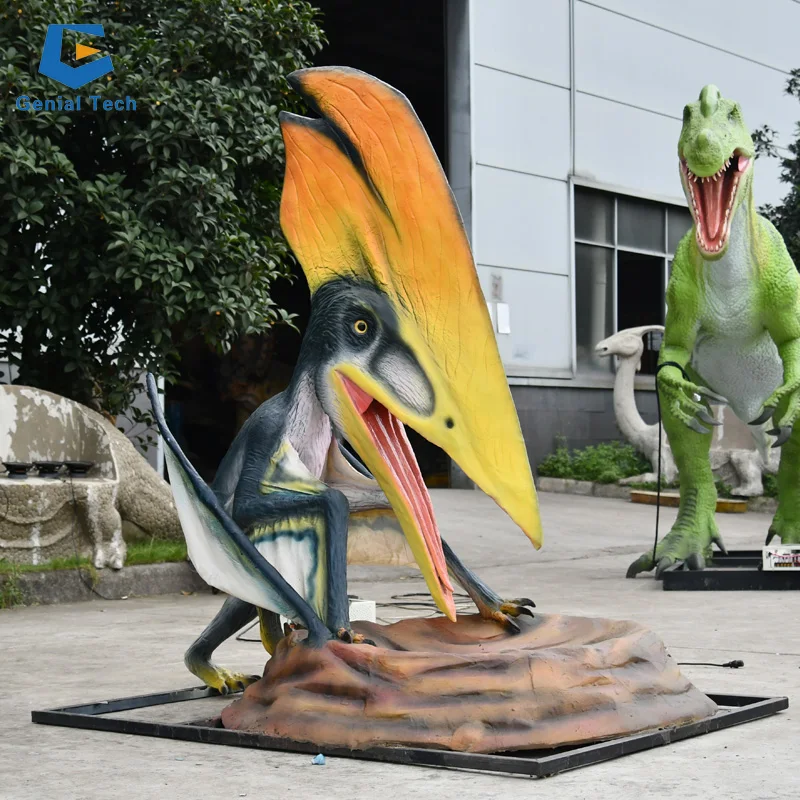 SGD31 High Quality Indoor Animatronic Dinosaur Model Realistic Therizinosaur Dino For Museum