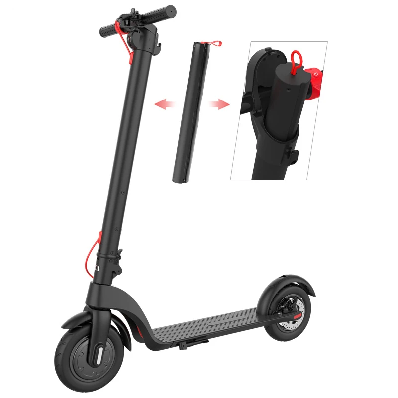 
X8 E scooter Removable Power Battery Electric Scooter 350W 2 Wheel Adult Folding Electric Scooters 