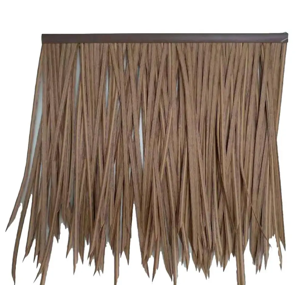 
High quality plastic roof thatching reed synthetic artificial palm thatch 