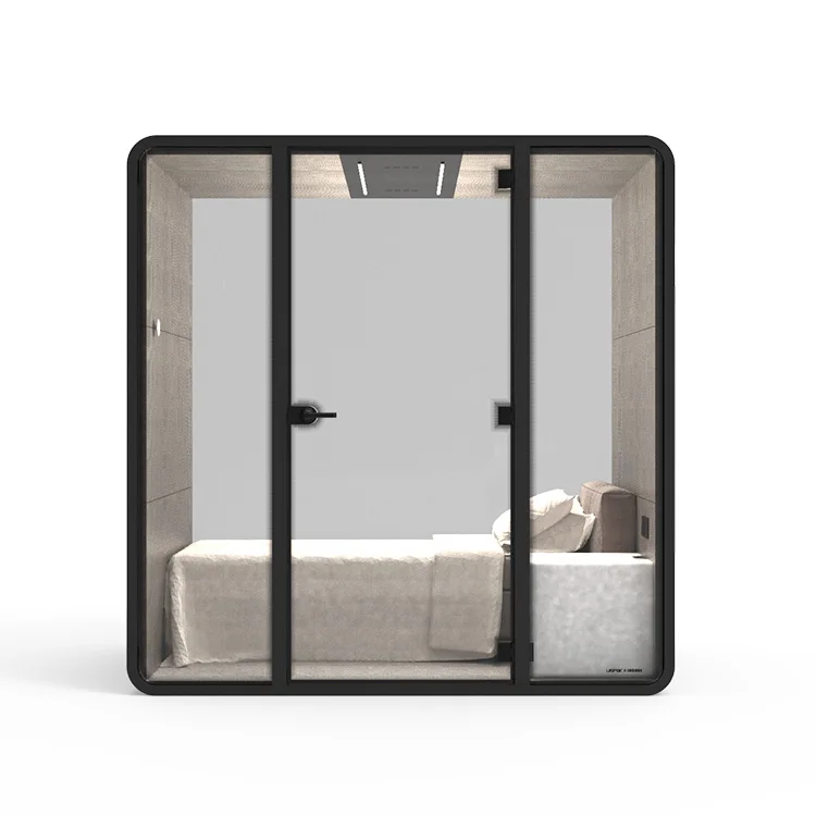 Multifunction Soundproof office phone booth portable acoustic meeting pod call booth vocal home backyard office pod sleeping pod