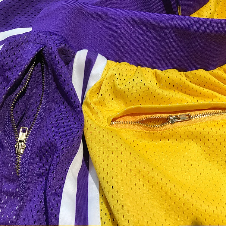 Factory direct sales summer cool breathable custom embroidery mesh men basketball