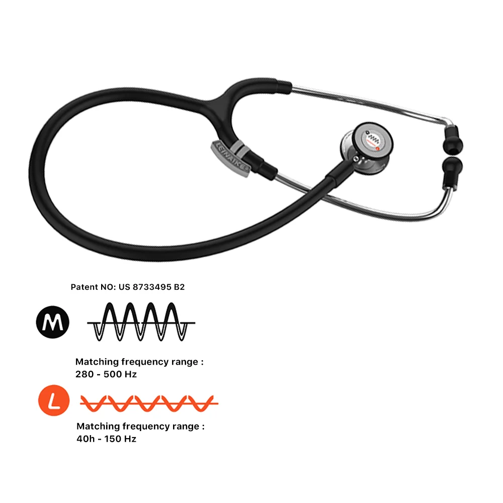 Quality Control Standard Classic I Noise Reduction Dual Audio Professional Medical Stethoscope