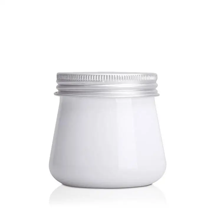 Cute Milk Bottle Shape PET Plastic Body Scrub Face Cream Jar Container 80ml