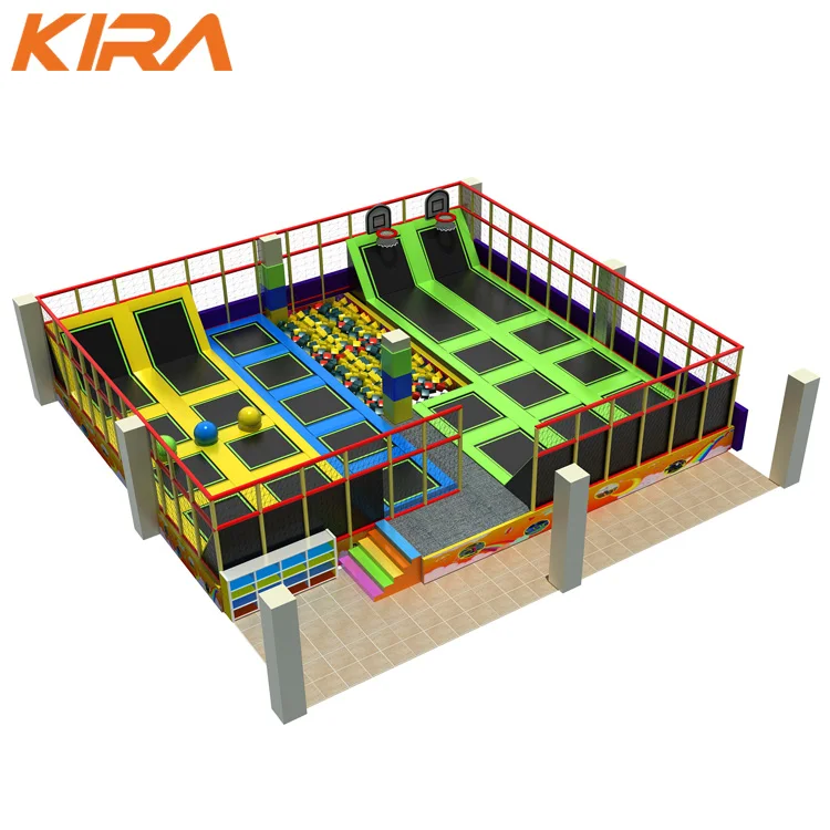 Customized Trampoline Park Constructions High Performance Trampoline Park