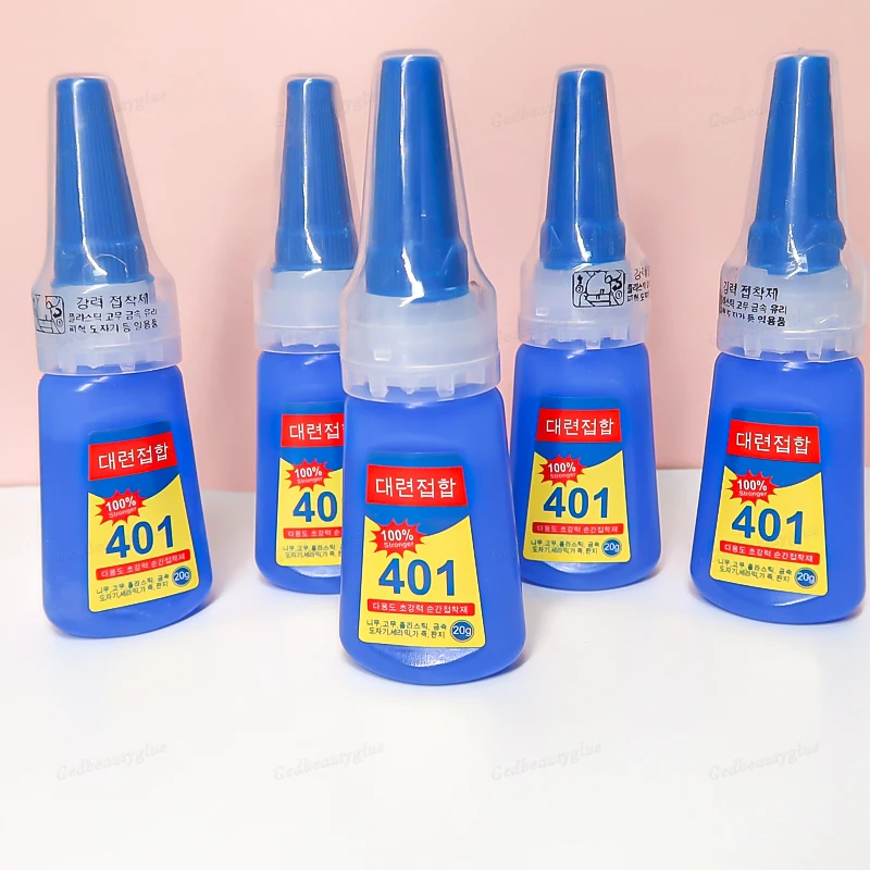 20g Fast Dry Glue 401 Super Multipurpose Glue Bonding Plastic Metal Plastics Nail Glue