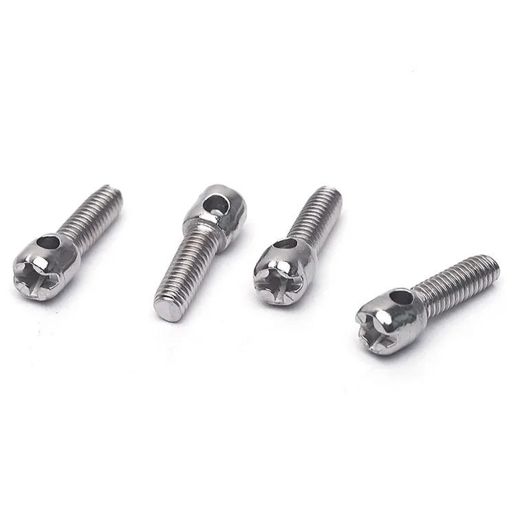 DIN 404 M3 M4 M5 M6 stainless steel meter sealing slotted capstan screw