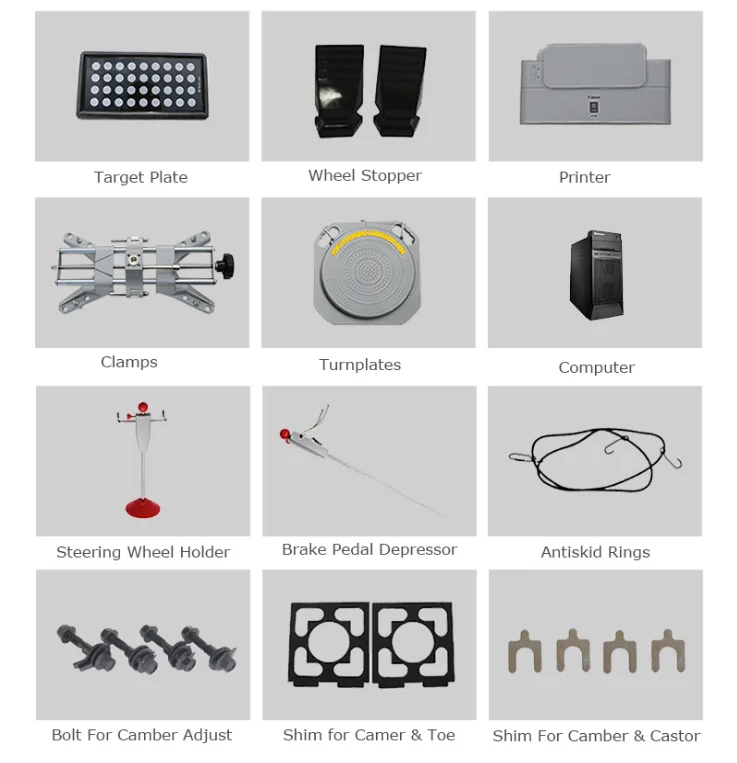Car specific equipment combination wheel alignment machine tire changer scissor lift wheel balancer combo  machine