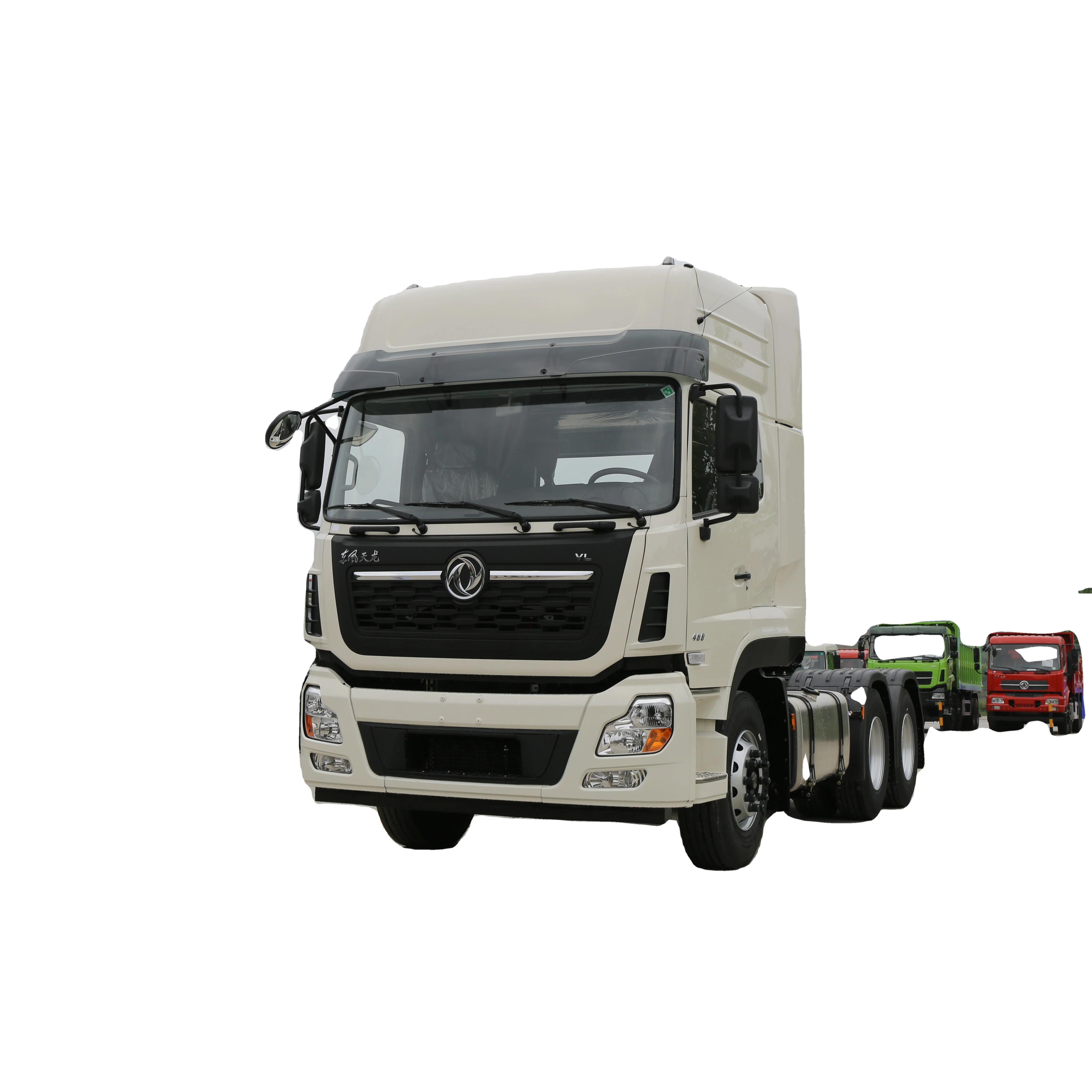 2021 Новый Dongfeng Euro 5 450 лошадиных сил 6x4 Prime Mover белый дизельный прицеп трактор грузовик