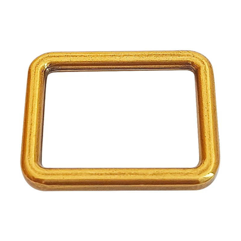 China wholesale black 25mm 38mm color metal d ring handbag hardware zlloy buckle metal rectangle d ring