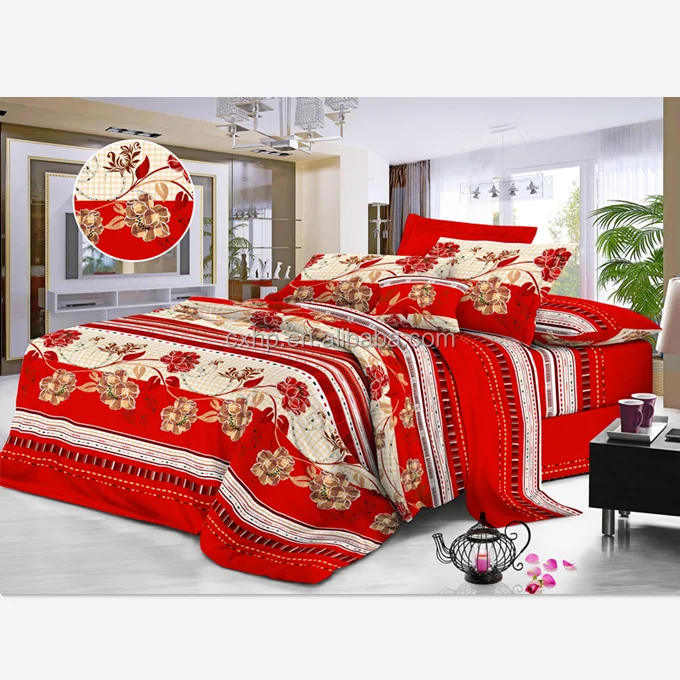 70-130gsm cheap price beautiful designs Disperse Microfiber Printing bedsheet 100% Polyester Fabric For Making Bed Sheets