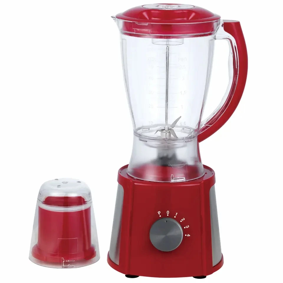 350W 2 In 1 4 Speeds 1.5L Plastic Jar Household Blender Kitchen Blender Mixer Blender