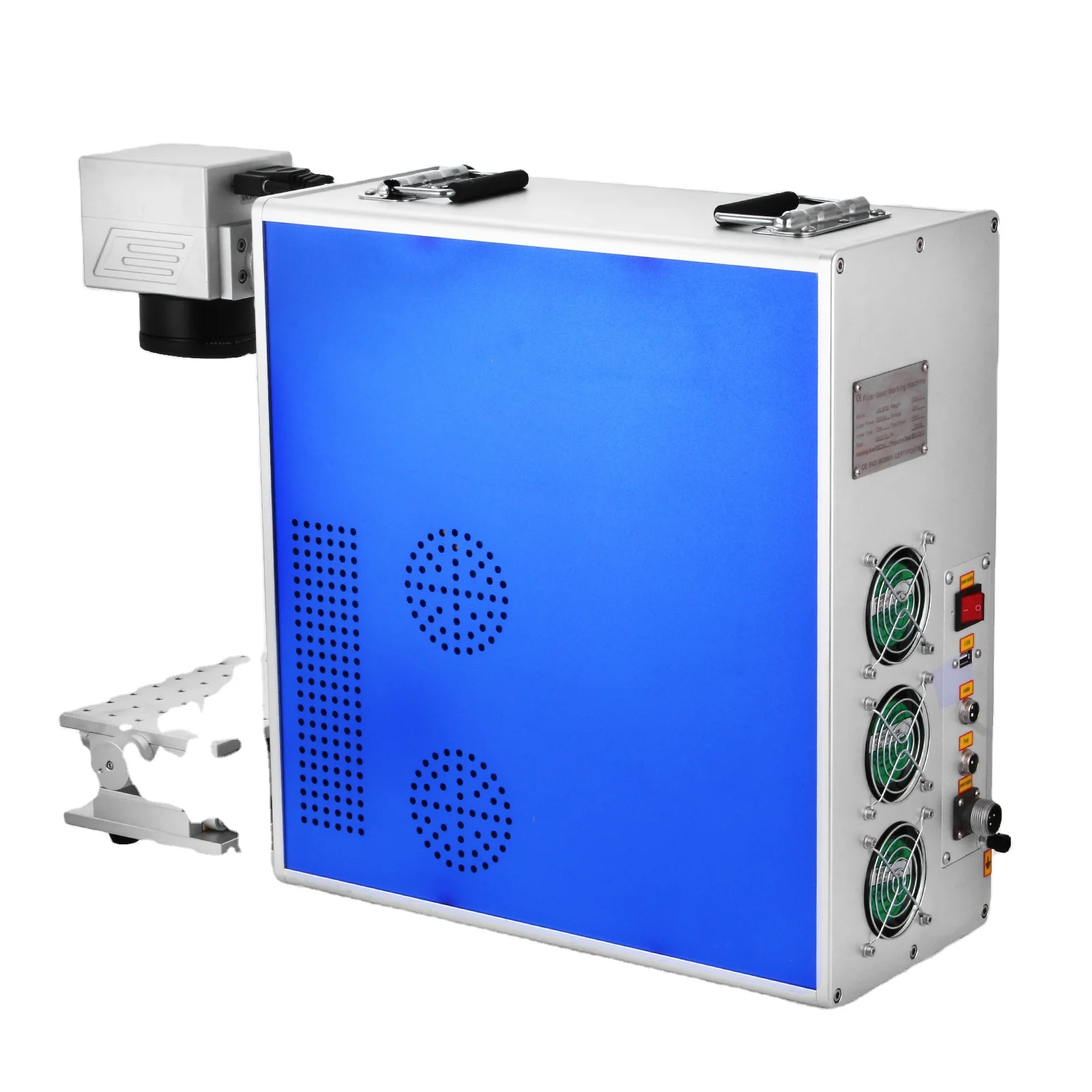 vevor PEIXU Portable Split Desk Fiber Laser Marking Machine 20w 30w 50w 100W 80W Power W Max IPG Source Engine EZCAD LAS