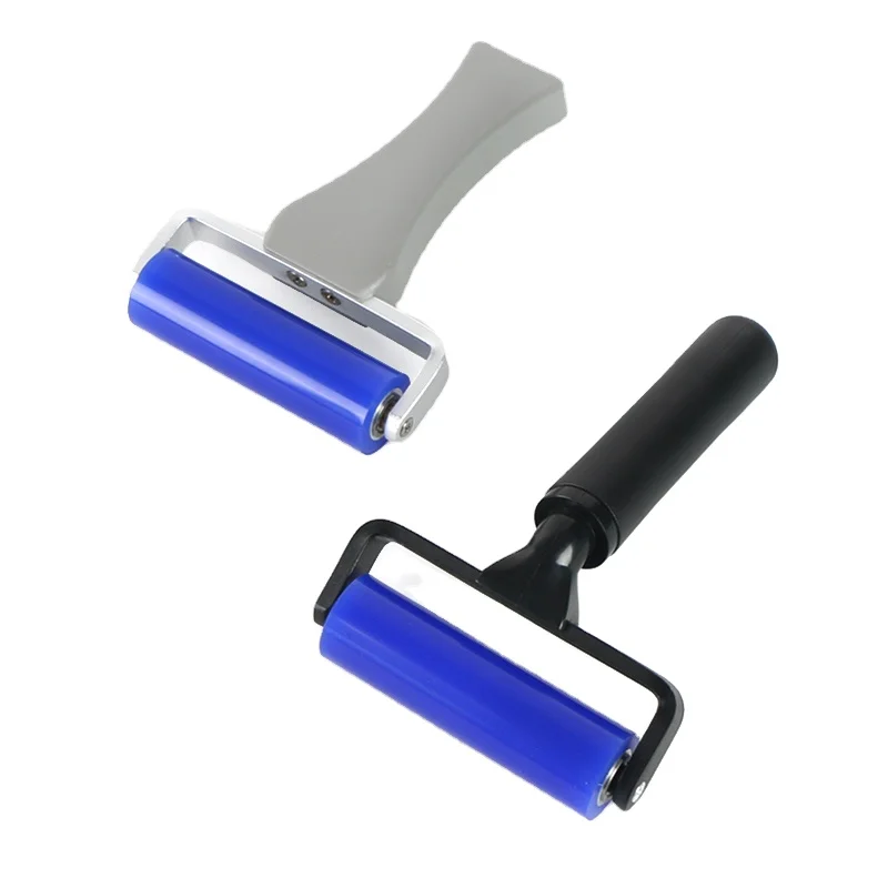 Cleanroom Sticky Rubber Roller Floor Industrial Cleaning Reusable Manual Silicone Sticky Roller