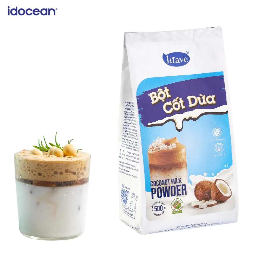 High-Grade Coconut Milk Powder Dried Food Style FSMA Certified Ingredients for Smoothie Drinks Beverages Coconut Cream Powder