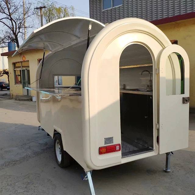 Top Quality Manufacturer Price Hot Dog Ice Cream Food Car Ice Cream Truck Mobile Fast Food Trailer for Sale