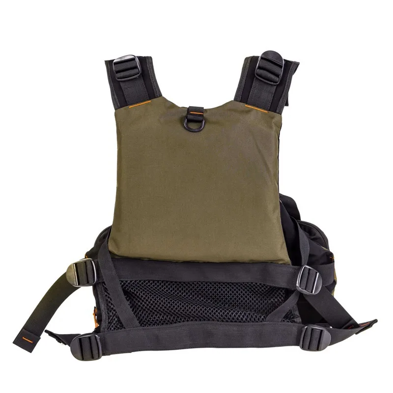 Kayak lifejacket Portable ultra-thin lightweight rocky vest adjustable mesh breathable