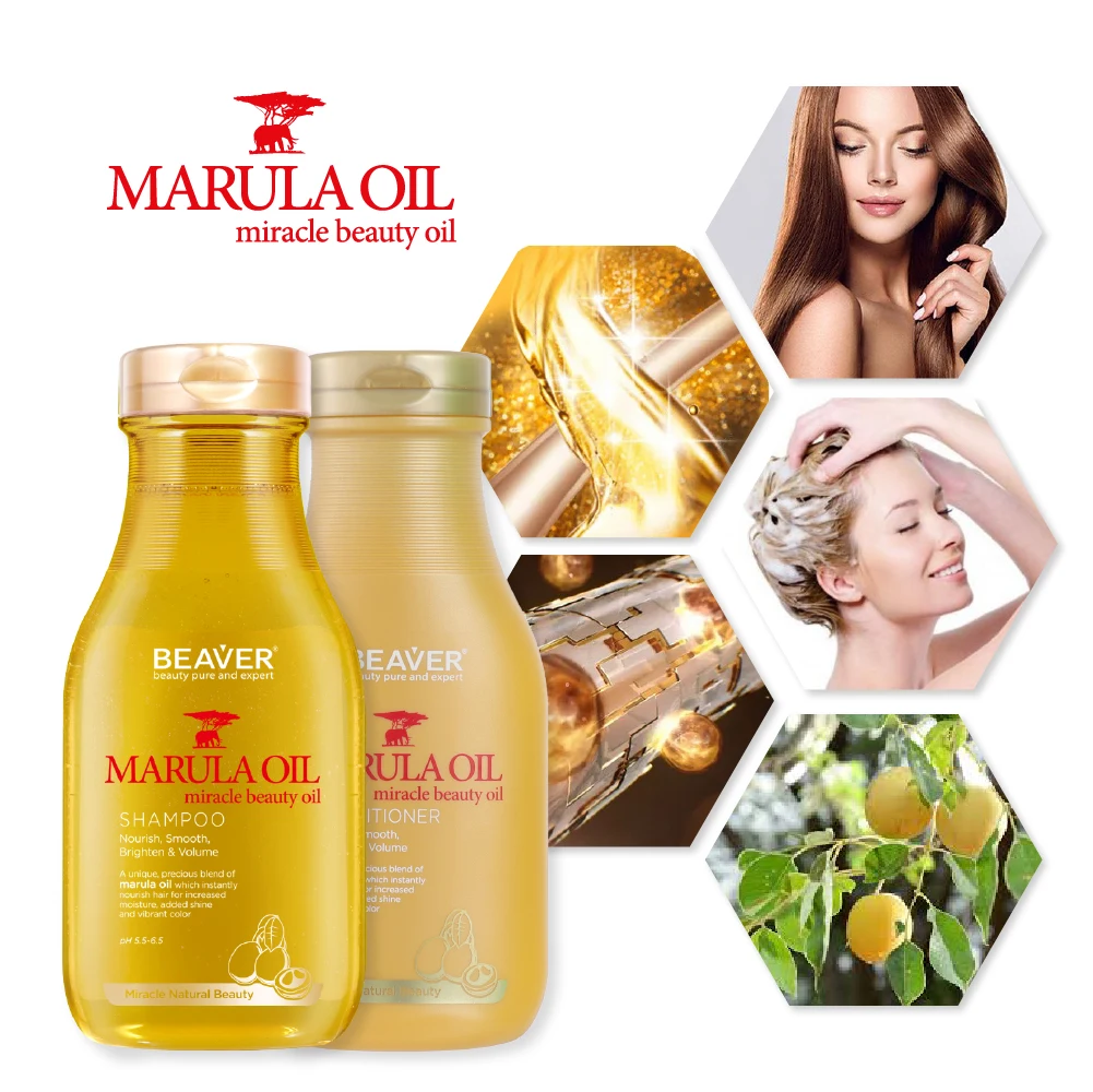 BEAVER Private Label Moisturizing Hair Products Marula Oil Formulations without Sulfate Shampoo and Conditioner Manufacturers