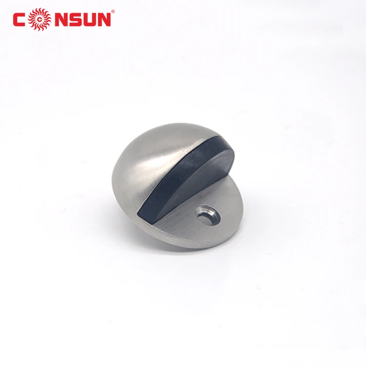 Furniture Hardware Half Moon Stainless Steel 304 Rubber Door