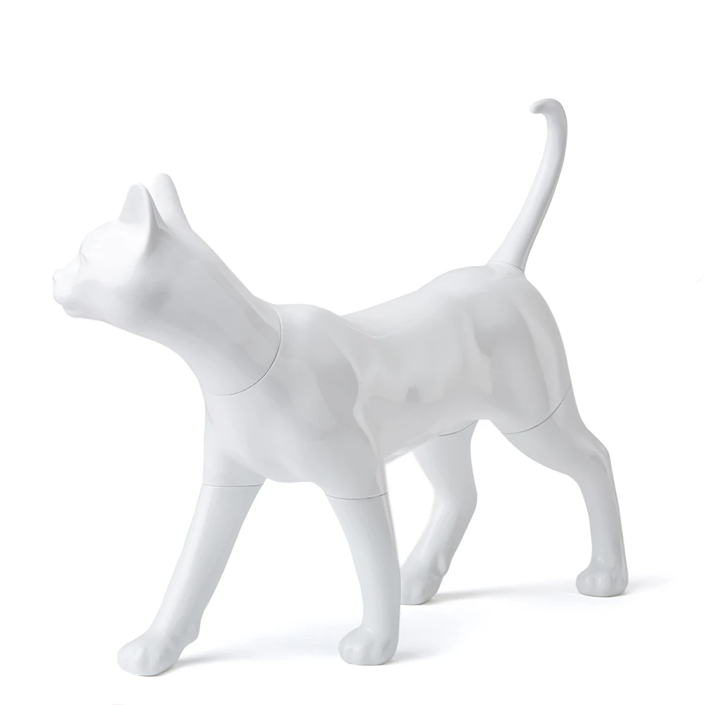 Plastic Cat Mannequin for Cat Clothes Display New Designs Cats Fiberglass KITTY