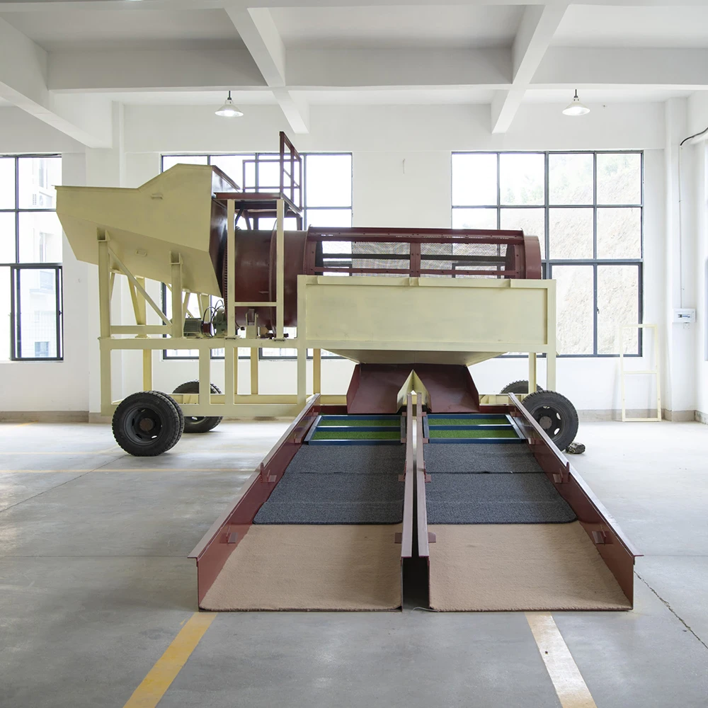 Mining Placer Alluvial Gold Separation Machine Mobile Trommel Gold Washing Plant