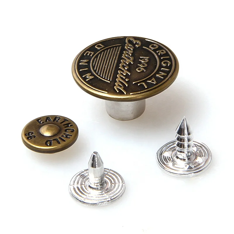 metal alloy 12mm jacket snap buttoncustom jeans buttons
