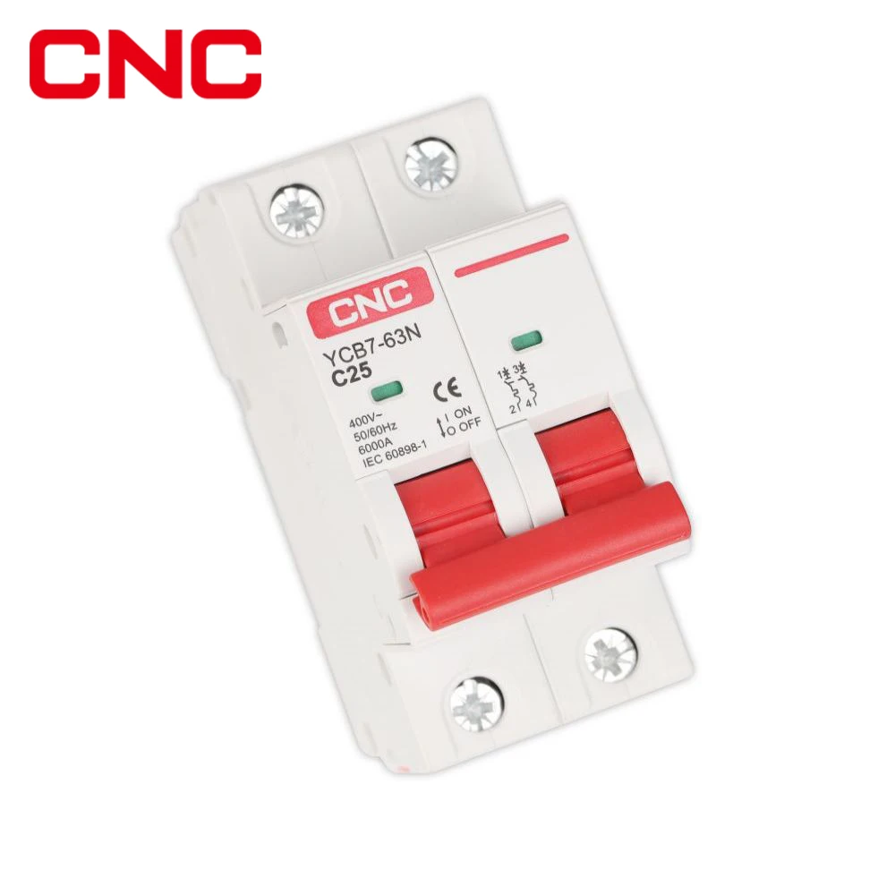 6kA Miniature Circuit Breaker AC Electric MCB 16a 32a 63a 1P 2P 3P For Overload Protection