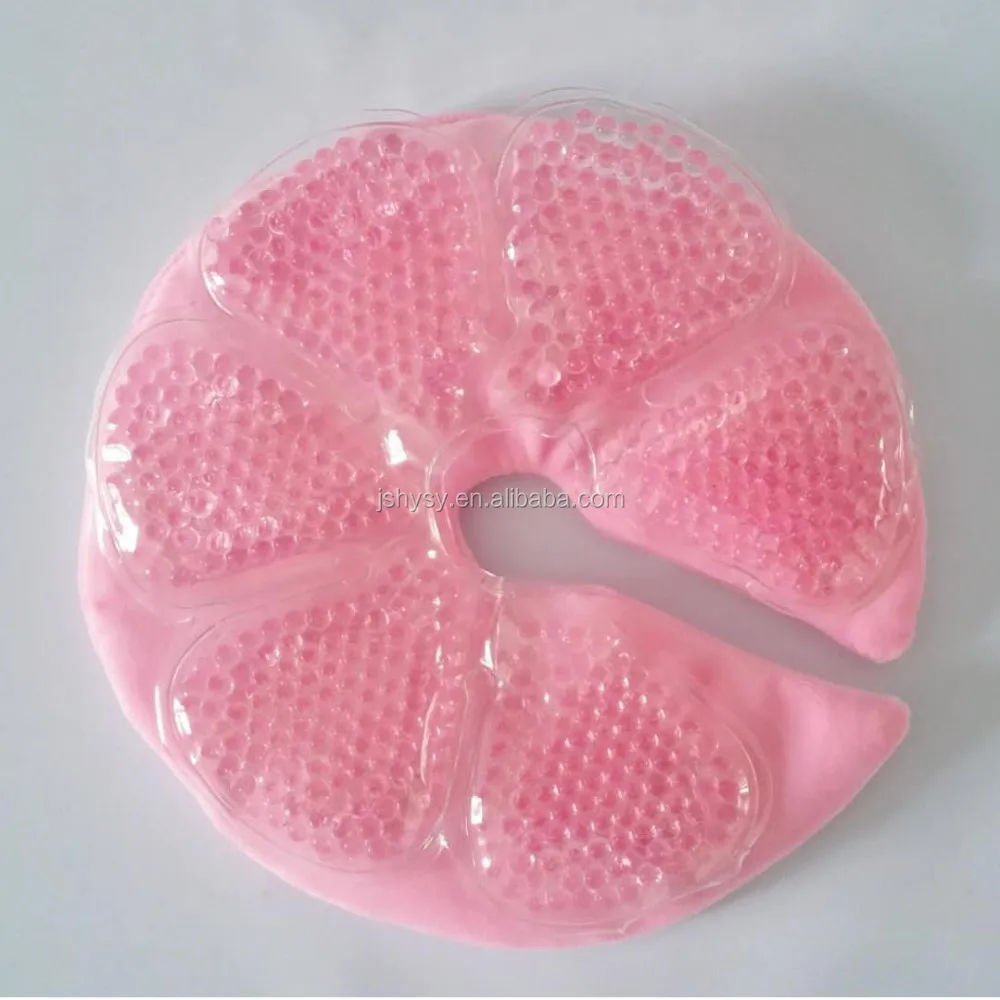 Hot and cold breast therapy ice gel beads pack breastfeeding relief breast pads