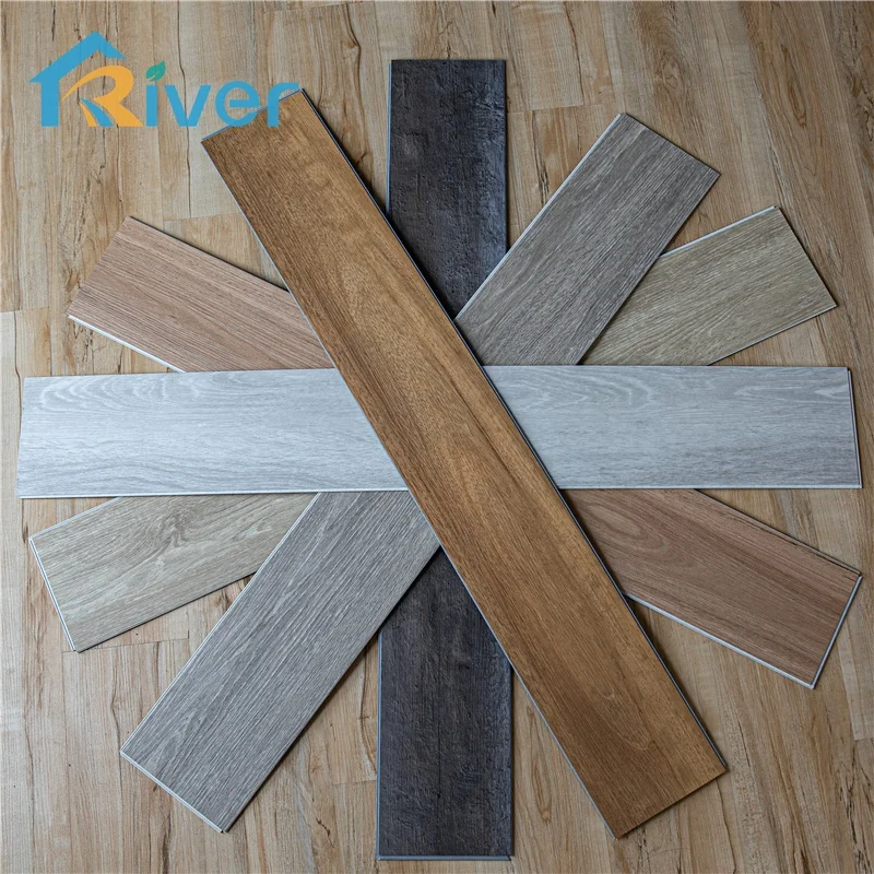 fire proof floor planks pvc vinyl 8.5 pad lvp ocean blue flooring 5mm click spc luxury vinyl plank