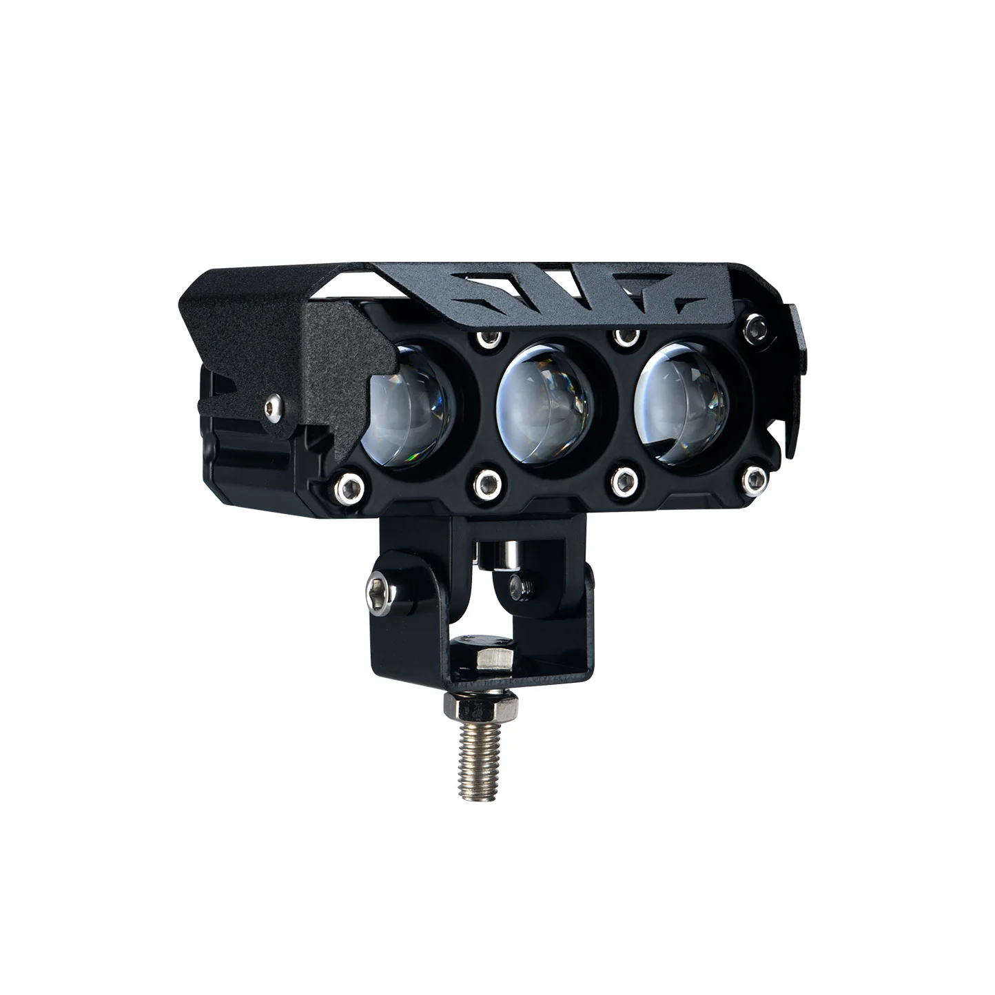 High Quality Universal Motorcycle Fog Light 30W Dual Color Waterproof Motorcycle Led Headlight